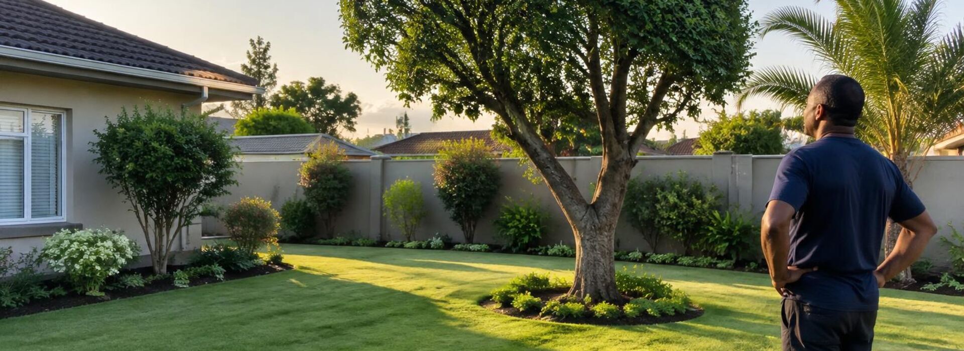 Pruned tree in a Kempton Park garden